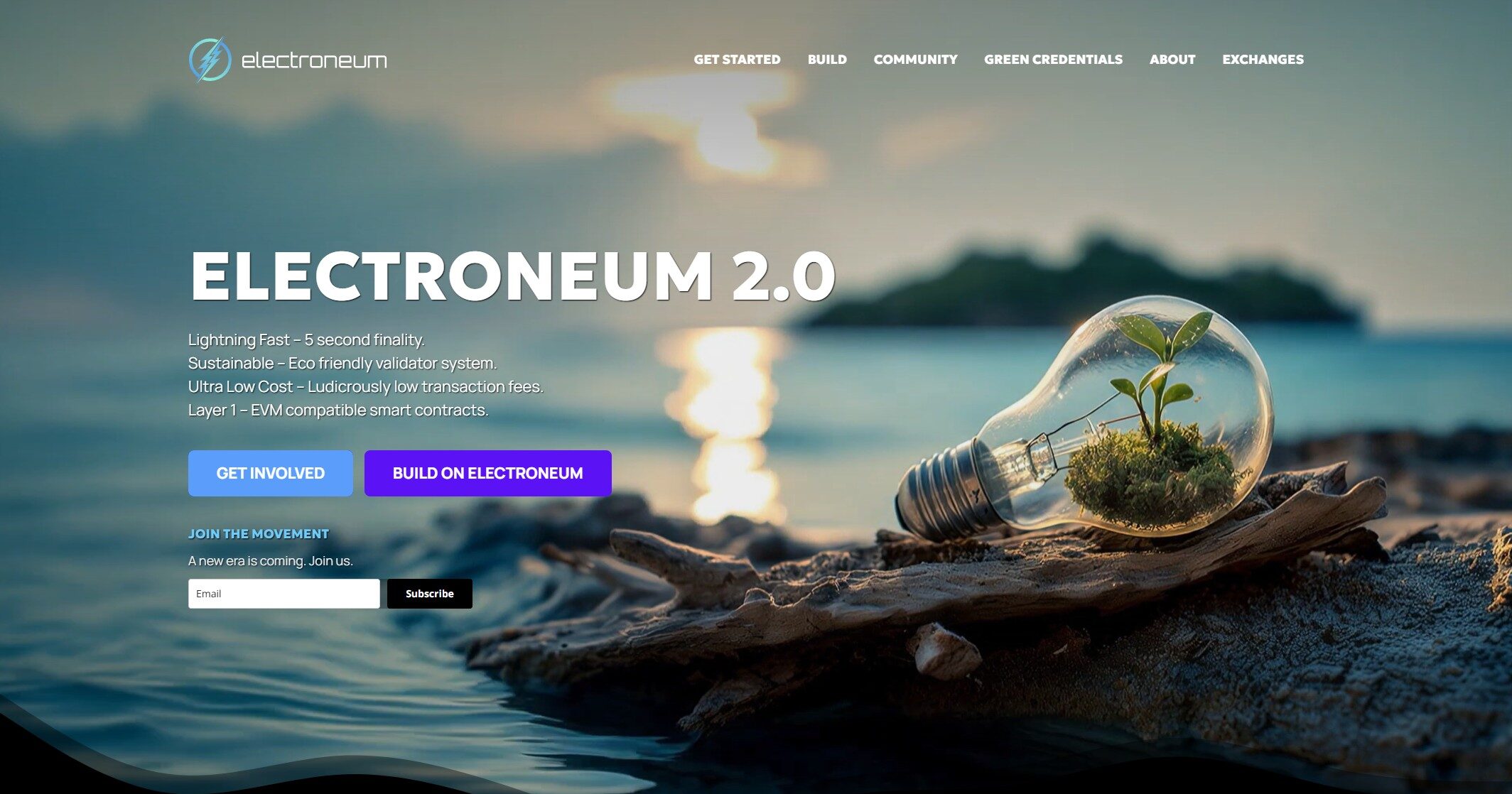 Electroneum 2.0 - The fastest, environmentally friendy, blockchain with  ultra low fees